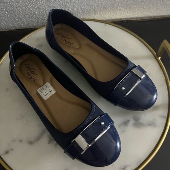 Dexflex Comfort Women’s Flats Blue 7.5 EUC - Picture 1 of 4